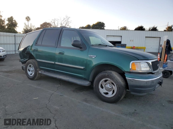 2000 Ford Expedition XLT with VIN 1FMRU1666YLA59489, listed as a Copart auction lot 42257505 with Not Provided miles and Salvage Title. Bid and sale history available at DreamBid. Image 4.