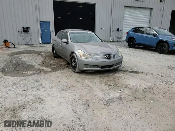 2007 Infiniti G35 Journey with VIN JNKBV61E67M725255, listed as a Copart auction lot 76251064 with 214,985 mi miles and Salvage Title. Bid and sale history available at DreamBid. Image 10.