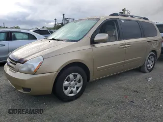 2008 Kia Sedona LX with VIN KNDMB233186251289, listed as a Copart auction lot 74317094 with 0 mi miles and Non Repairable. Bid and sale history available at carsss.com. Image 1.