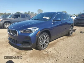 2023 BMW X2 xDrive28i with VIN WBXYJ1C07P5V30421, listed as a Copart auction lot 73571604 with 17,842 mi miles and Salvage Title. Bid and sale history available at carsss.com. Image 1.