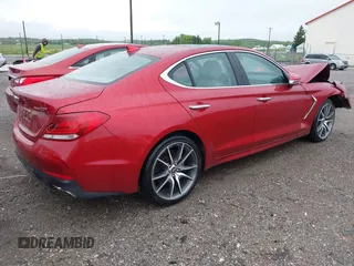 2021 Genesis G70 2.0T with VIN KMTG44LA0MU075456, listed as a IAAI auction lot 42212601 with 19,503 mi miles and . Bid and sale history available at DreamBid. Image 4.