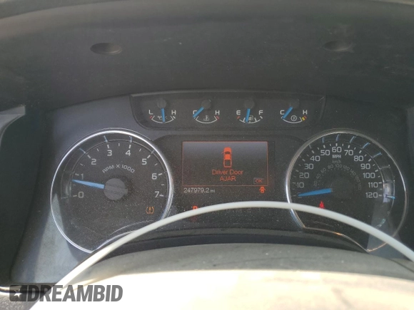 2013 Ford F-150 XL with VIN 1FTFW1EF6DKE27821, listed as a Copart auction lot 53462845 with 247,979 mi miles and Salvage title. Bid and sale history available at DreamBid. Image 9.