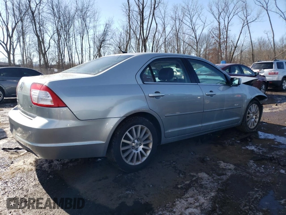 2007 Mercury Milan Premier with VIN 3MEHM08Z97R652599, listed as a Copart auction lot 46596345 with 92,720 mi miles and Salvage Title. Bid and sale history available at carsss.com. Image 3.
