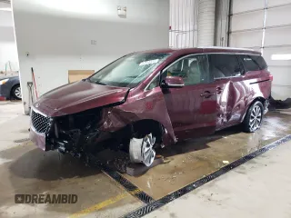 2016 Kia Sedona SX with VIN KNDMC5C10G6155746, listed as a Copart auction lot 51518415 with 181,030 mi miles and Salvage Title. Bid and sale history available at carsss.com. Image 1.
