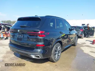 2025 BMW X5 sDrive40i with VIN 5UX13EU02S9Y55556, listed as a IAAI auction lot 41177621 with 272 mi miles. Bid and sale history available at carsss.com. Image 4.