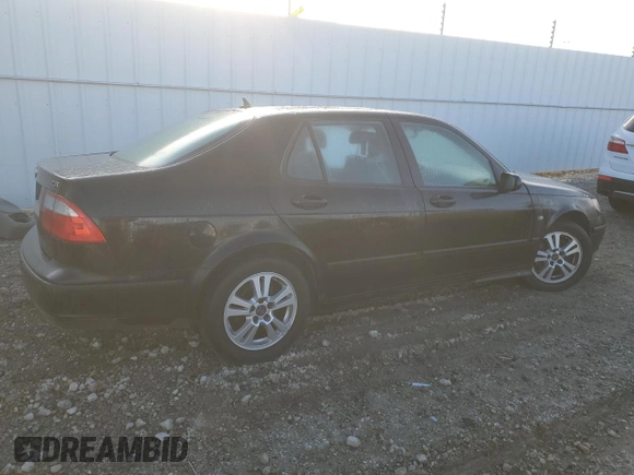 2005 Saab 9-5 Arc with VIN YS3ED49A353530104, listed as a Copart auction lot 76016734 with 0 mi miles and Clean Title. Bid and sale history available at carsss.com. Image 3.