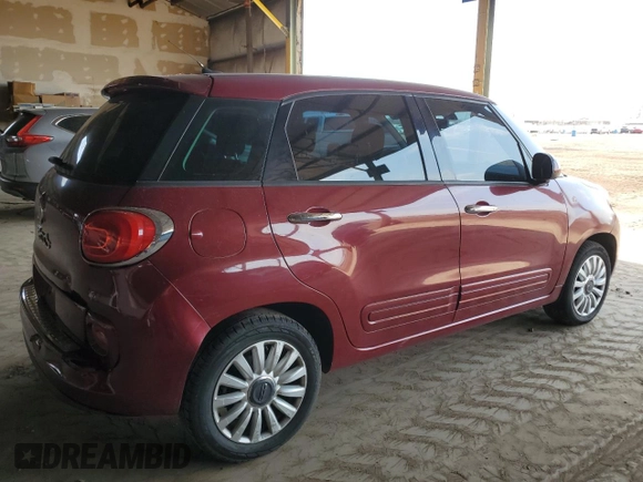 2014 FIAT 500L Easy with VIN ZFBCFABH0EZ021943, listed as a Copart auction lot 65537584 with 111,358 mi miles and Salvage Title. Bid and sale history available at carsss.com. Image 3.