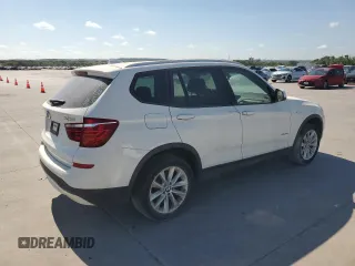 2017 BMW X3 sDrive28i with VIN 5UXWZ7C3XH0V89308, listed as a Copart auction lot 58942124 with 74,469 mi miles and Clean Title. Bid and sale history available at carsss.com. Image 3.