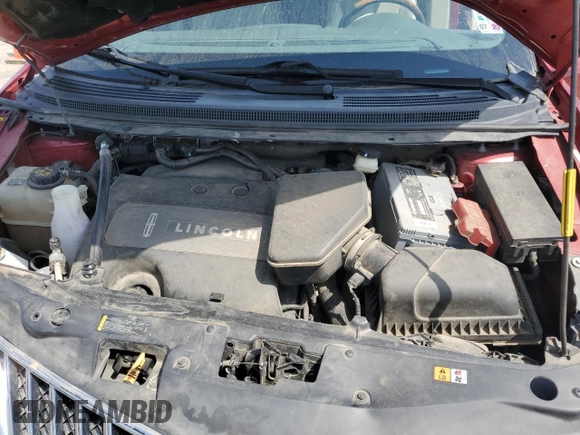 2014 Lincoln MKX with VIN 2LMDJ6JK4EBL11633, listed as a Copart auction lot 53401015 with 155,006 mi miles and Salvage Title. Bid and sale history available at carsss.com. Image 11.
