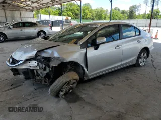 2014 Honda Civic LX z VIN 19XFB2F52EE011454, wystawiony jako Copart lot #55833675 z przebiegiem 44 577 mil mil oraz Szkoda całkowita • Salvage title. Historia ofert i sprzedaży dostępna na DreamBid. Obrazek 1.