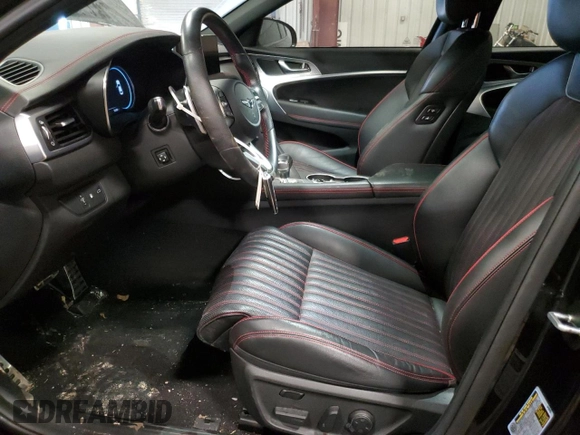 2022 Genesis G70 3.3T с VIN KMTG54TE5NU100899, выставлен на аукционе Copart как лот 47631595 с пробегом 33 269 миль миль и Чистый • Clean title. История ставок и продаж доступна на DreamBid. Изображение 7.