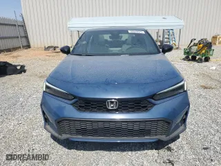 2025 Honda Civic Sedan Hybrid Sport with VIN 2HGFE4F87SH311473, listed as a Copart auction lot 50049975 with 2,230 mi miles and Salvage Title. Bid and sale history available at carsss.com. Image 5.