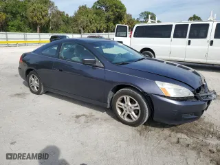 2007 Honda Accord Cpe LX with VIN 1HGCM72397A007018, listed as a Copart auction lot 43021415 with 165,883 mi miles and Non Repairable. Bid and sale history available at carsss.com. Image 4.