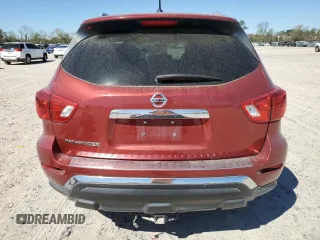 2017 Nissan Pathfinder S with VIN 5N1DR2MN6HC615277, listed as a Copart auction lot 49670935 with 168,932 mi miles and Salvage Title. Bid and sale history available at DreamBid. Image 6.