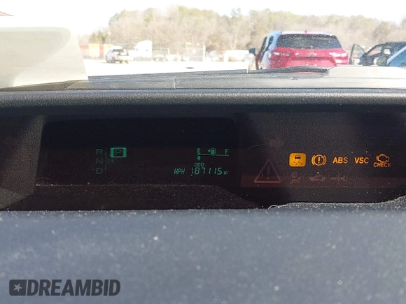 2008 Toyota Prius with VIN JTDKB20U183378372, listed as a IAAI auction lot 41625340 with 187,115 mi miles. Bid and sale history available at carsss.com. Image 7.
