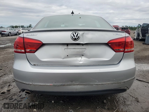 2015 Volkswagen Passat SEL Premium with VIN 1VWCV7A39FC097011, listed as a Copart auction lot 63255745 with 159,543 mi miles and Salvage title. Bid and sale history available at DreamBid. Image 6.