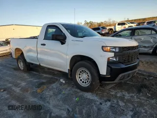 2019 Chevrolet Silverado 1500 Work Truck with VIN 3GCNWAEF5KG187970, listed as a Copart auction lot 84633114 with 68,070 mi miles and Salvage Title. Bid and sale history available at DreamBid. Image 4.