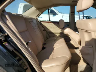 2002 Mercedes-Benz E-Class with VIN WDBJF65J72B424966, listed as a Copart auction lot 89323505 with 199,185 mi miles and Salvage Title. Bid and sale history available at carsss.com. Image 10.