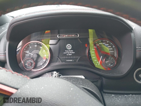 2022 Ram 1500 Rebel z VIN 1C6SRFLT1NN267513, wystawiony jako IAAI lot #41961821 z przebiegiem 140 488 mil mil oraz . Historia ofert i sprzedaży dostępna na DreamBid. Obrazek 7.