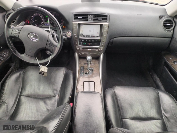 2009 Lexus IS 250 with VIN JTHCK262595033599, listed as a Copart auction lot 42341185 with 132,196 mi miles and Salvage Title. Bid and sale history available at carsss.com. Image 8.