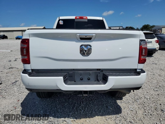 2023 Ram 2500 Laramie with VIN 3C6UR5FL2PG514919, listed as a Copart auction lot 59411155 with 23,679 mi miles and Salvage title. Bid and sale history available at DreamBid. Image 6.