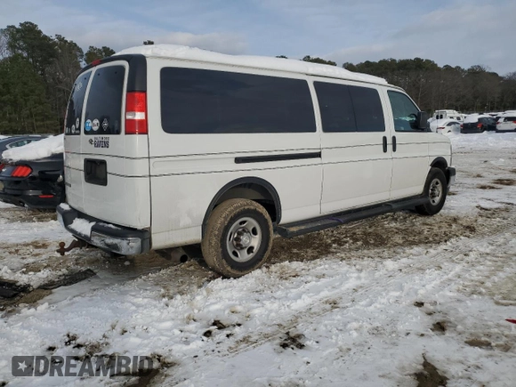 2019 Chevrolet Express Passenger LT с VIN 1GAZGPFG6K1214321, выставлен на аукционе Copart как лот 41398235 с пробегом 109 557 миль миль и Списание • Salvage title. История ставок и продаж доступна на DreamBid. Изображение 3.