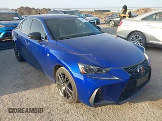 2020 Lexus IS 300 F Sport with VIN JTHGA1D28L5102200, listed as a IAAI auction lot 41780938 with 50,778 mi miles and . Bid and sale history available at DreamBid. Image 1.