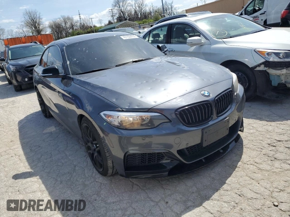 2015 BMW 2 Series 228i with VIN WBA1F5C57FV256779, listed as a Copart auction lot 49162474 with 69,078 mi miles and Salvage Title. Bid and sale history available at carsss.com. Image 4.