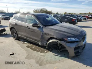 2017 Jaguar F-PACE 20d Prestige with VIN SADCK2BN7HA091953, listed as a Copart auction lot 82461244 with 94,523 mi miles and Salvage Title. Bid and sale history available at carsss.com. Image 4.