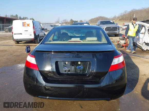 2006 Honda Civic Cpe LX with VIN 2HGFG12666H533716, listed as a IAAI auction lot 41786136 with 215,751 mi miles. Bid and sale history available at carsss.com. Image 16.