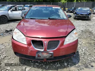 2009 Pontiac G6 w/1SA *Ltd Avail* with VIN 1G2ZG57B294166778, listed as a Copart auction lot 56977624 with 0 mi miles and Clean Title. Bid and sale history available at carsss.com. Image 5.