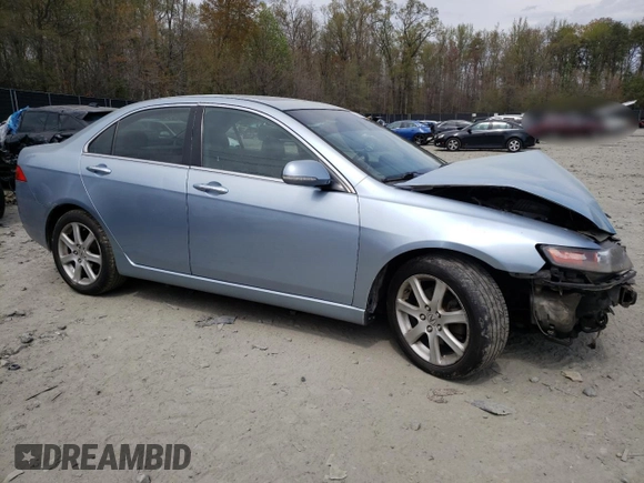 2005 Acura TSX with VIN JH4CL96825C006067, listed as a Copart auction lot 52717145 with 86,793 mi miles and Salvage Title. Bid and sale history available at carsss.com. Image 4.