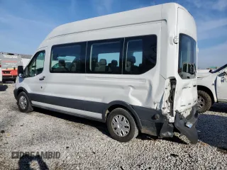 2017 Ford Transit Passenger XL with VIN 1FBAX2XG9HKA16734, listed as a Copart auction lot 44438005 with 34,029 mi miles and Salvage Title. Bid and sale history available at carsss.com. Image 2.