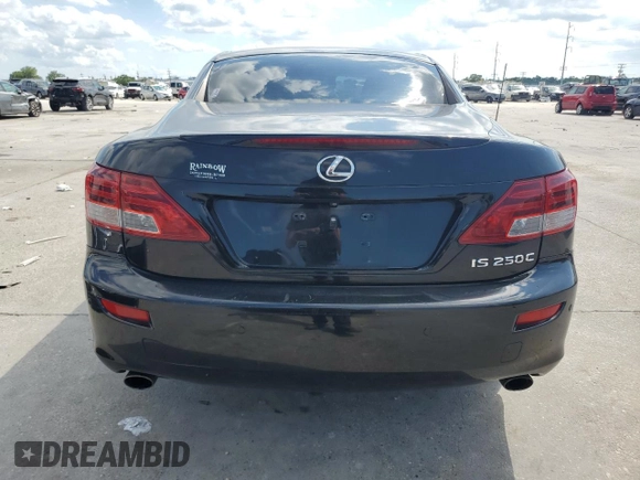2013 Lexus IS 250 C with VIN JTHFF2C25D2527638, listed as a Copart auction lot 55654335 with 98,127 mi miles and Salvage title. Bid and sale history available at DreamBid. Image 6.