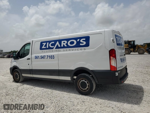 2023 Ford Transit Cargo with VIN 1FTBR1Y80PKA68280, listed as a Copart auction lot 60612605 with 39,016 mi miles and Salvage title. Bid and sale history available at DreamBid. Image 2.