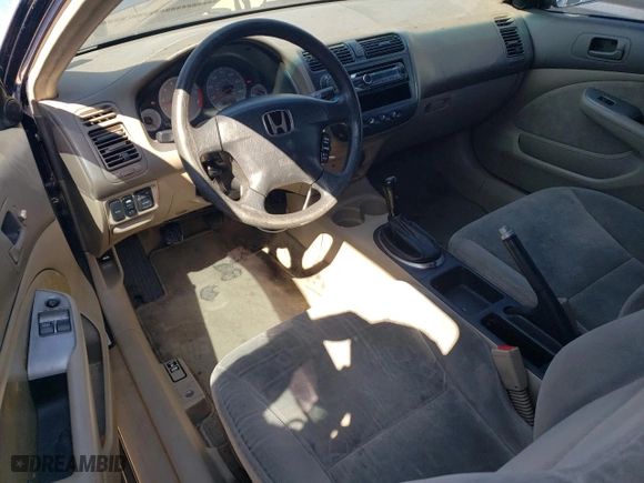 2001 Honda Civic EX with VIN 1HGEM219X1L114415, listed as a Copart auction lot 65421574 with 302,760 mi miles and Salvage Title. Bid and sale history available at carsss.com. Image 8.