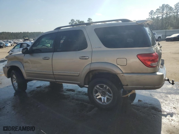 2005 Toyota Sequoia Limited with VIN 5TDBT48A45S245764, listed as a Copart auction lot 44523555 with 255,942 mi miles and Salvage Title. Bid and sale history available at carsss.com. Image 2.