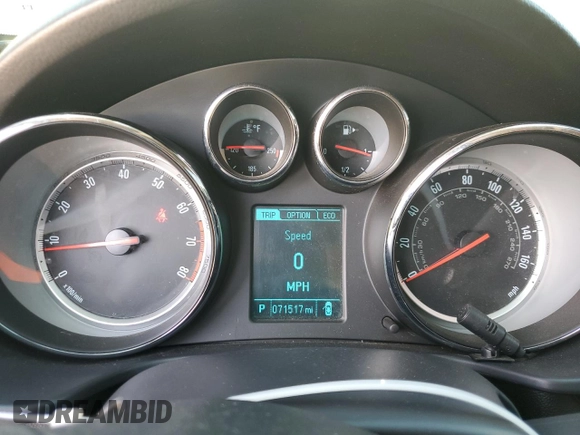 2013 Buick Regal Turbo Premium 1 with VIN 2G4GS5EV9D9247809, listed as a Copart auction lot 44277815 with 71,517 mi miles and Clean Title. Bid and sale history available at DreamBid. Image 9.