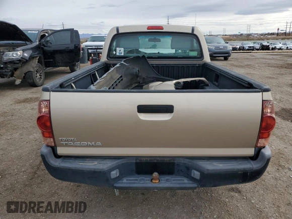 2006 Toyota Tacoma with VIN 5TENX22N76Z253881, listed as a Copart auction lot 48896885 with 100,922 mi miles and Salvage Title. Bid and sale history available at carsss.com. Image 6.
