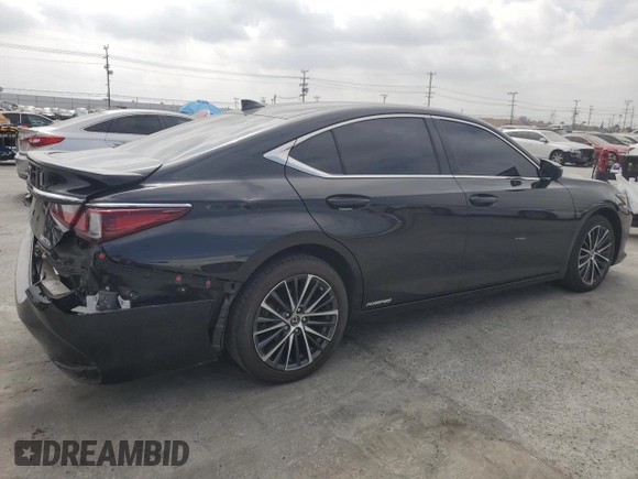 2022 Lexus ES 300h with VIN 58ADA1C19NU023239, listed as a Copart auction lot 54429015 with 92,003 mi miles and Salvage title. Bid and sale history available at DreamBid. Image 3.