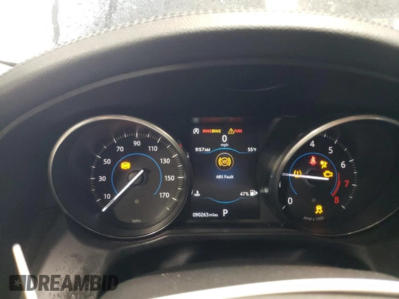2018 Jaguar XF 25t Premium with VIN SAJBJ4FX8JCY54463, listed as a Copart auction lot 81089384 with 90,263 mi miles and Salvage Title. Bid and sale history available at carsss.com. Image 9.
