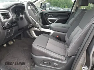 2021 Nissan Titan SV with VIN 1N6AA1ED8MN534176, listed as a Copart auction lot 54574785 with 25,360 mi miles and Salvage title. Bid and sale history available at DreamBid. Image 7.