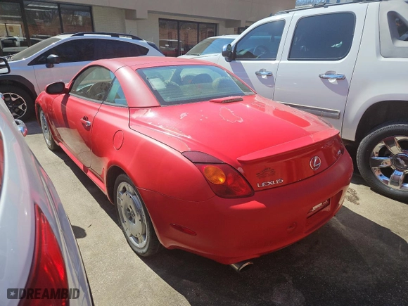 2003 Lexus SC 430 with VIN JTHFN48Y530046505, listed as a Copart auction lot 49101935 with NaN miles and Clean Title. Bid and sale history available at carsss.com. Image 3.
