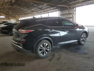 2018 Nissan Murano SL z VIN 5N1AZ2MG7JN170711, wystawiony jako Copart lot #57076585 z przebiegiem 187 383 mil mil oraz Szkoda całkowita • Salvage title. Historia ofert i sprzedaży dostępna na DreamBid. Obrazek 3.