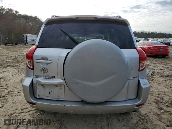 2007 Toyota RAV4 with VIN JTMBD33V476042541, listed as a Copart auction lot 50938955 with 209,425 mi miles and Salvage Title. Bid and sale history available at carsss.com. Image 6.