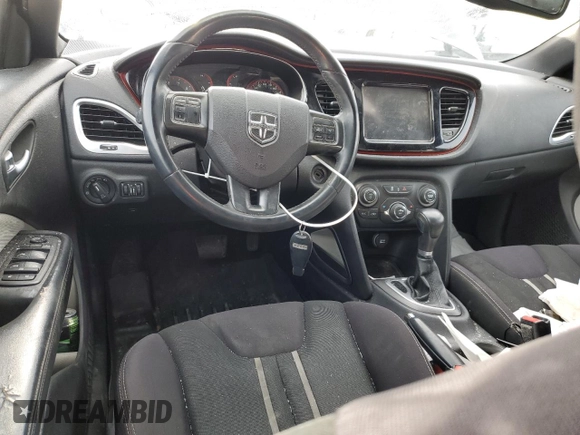 2014 Dodge Dart SXT with VIN 1C3CDFBB9ED708318, listed as a Copart auction lot 41761725 with 114,751 mi miles and Salvage Title. Bid and sale history available at carsss.com. Image 8.