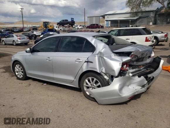 2014 Volkswagen Jetta SE with VIN 3VWD07AJ4EM427734, listed as a Copart auction lot 55093165 with 117,260 mi miles and Salvage title. Bid and sale history available at DreamBid. Image 2.