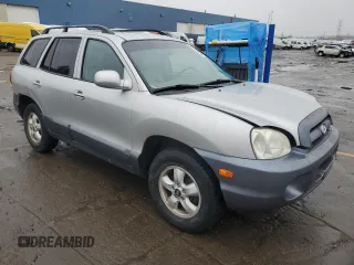 2005 Hyundai Santa Fe GLS with VIN KM8SC73E05U877857, listed as a Copart auction lot 85159924 with 103,331 mi miles and Clean Title. Bid and sale history available at carsss.com. Image 4.