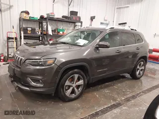 2019 Jeep Cherokee Limited with VIN 1C4PJMDX9KD458707, listed as a IAAI auction lot 41816137 with 32,782 mi miles. Bid and sale history available at carsss.com. Image 18.