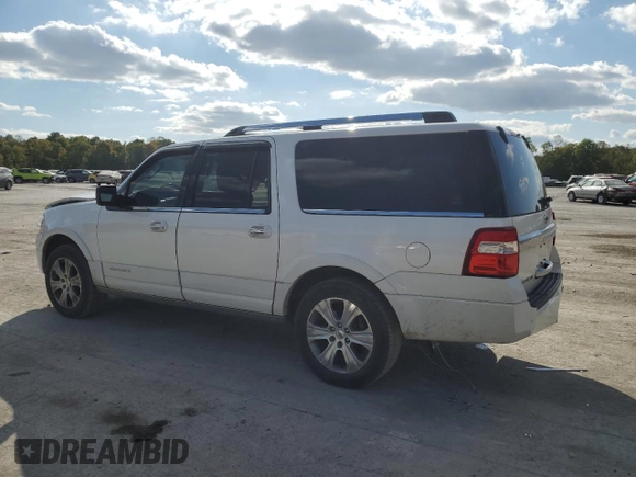 2016 Ford Expedition EL Platinum with VIN 1FMJK1MT9GEF56891, listed as a Copart auction lot 72453434 with 111,332 mi miles and Salvage Title. Bid and sale history available at carsss.com. Image 2.
